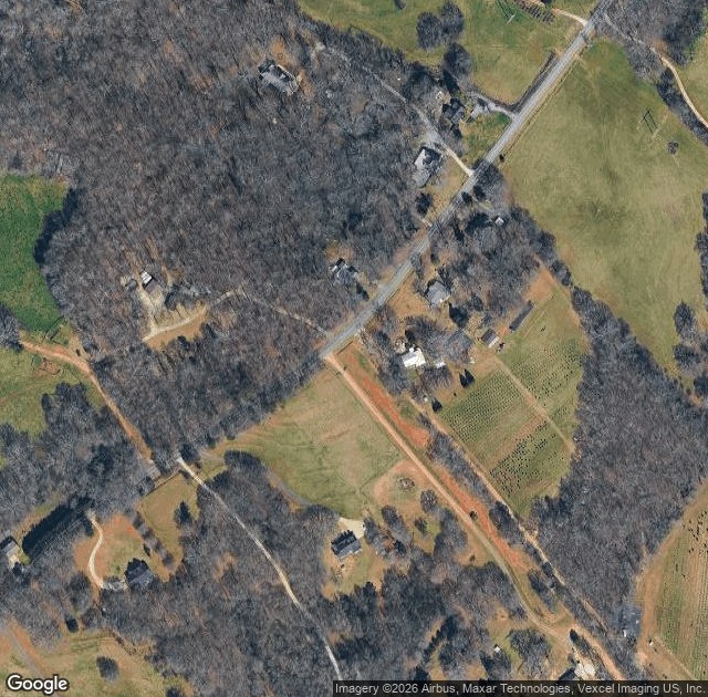 Aerial view of 7 G's Family Farm in Nicholson, GA