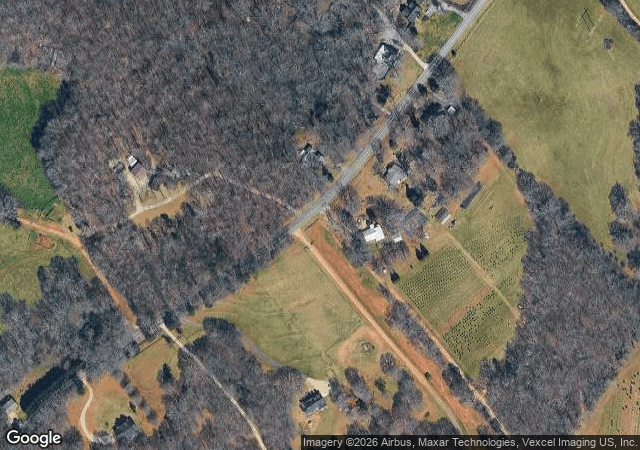 Aerial view of 7 G's Family Farm in Nicholson, GA