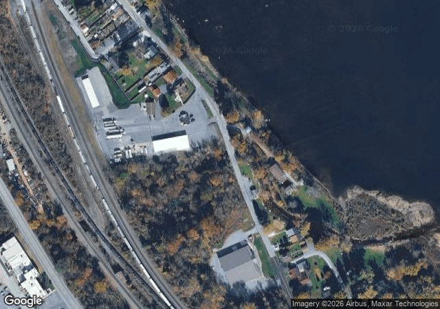Aerial view of Arnolds Christmas Tree Farm in Marysville, PA