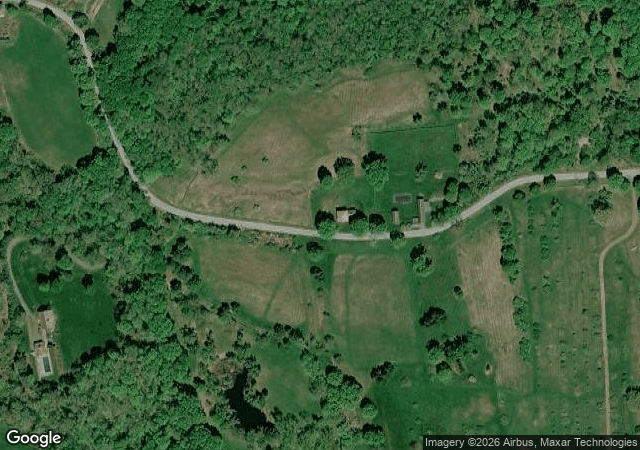 Aerial view of Averill Farm in Washington (New Preston), CT
