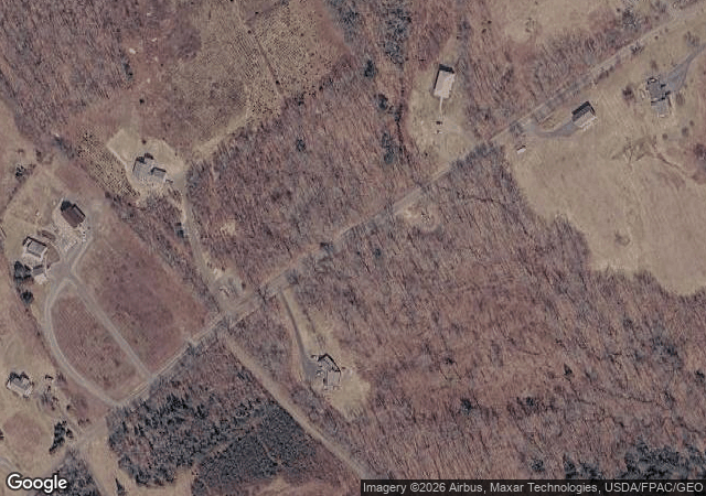 Aerial view of Balsam Hill Farm in Hope, ME