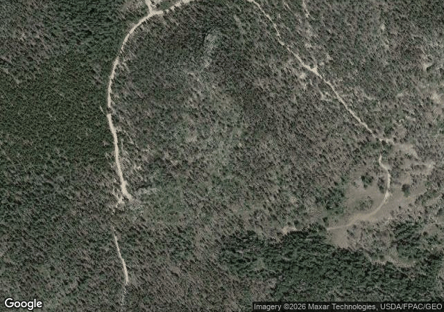 Aerial view of Beaver Meadows Resort Ranch in Red Feather Lakes, CO
