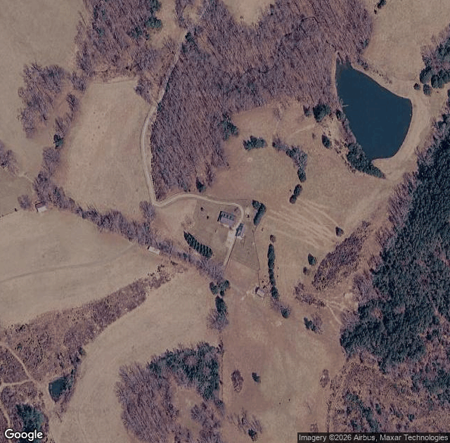 Aerial view of Bedford Evergreens in Bedford, VA