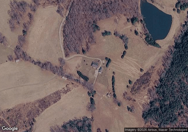 Aerial view of Bedford Evergreens in Bedford, VA