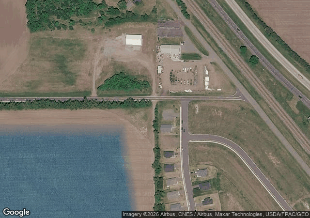 Aerial view of B&J Evergreen Christmas Trees – Clear Lake in Clear Lake, MN