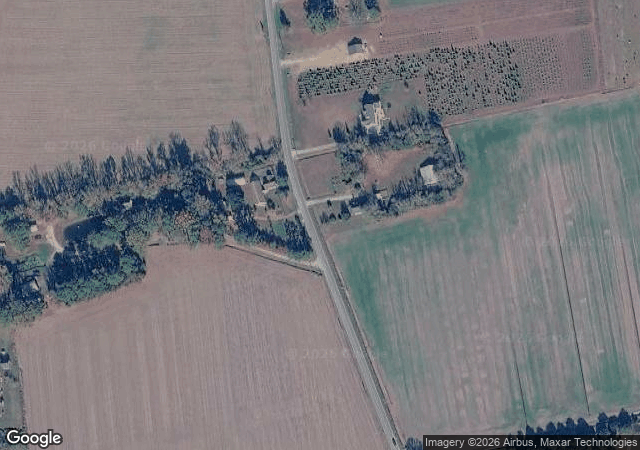Aerial view of Boomer Family Christmas Tree Farm in Virginia Beach, VA