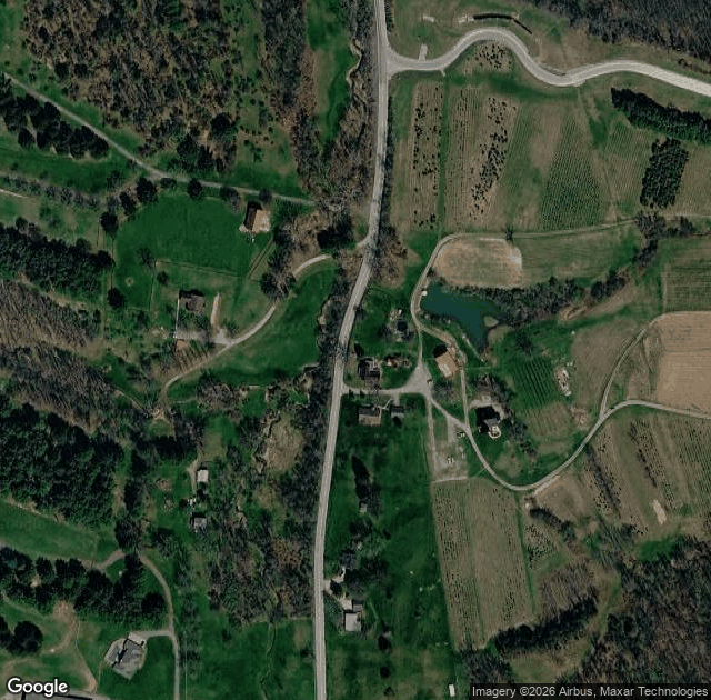 Aerial view of Candle Tree Farm in Washington, PA