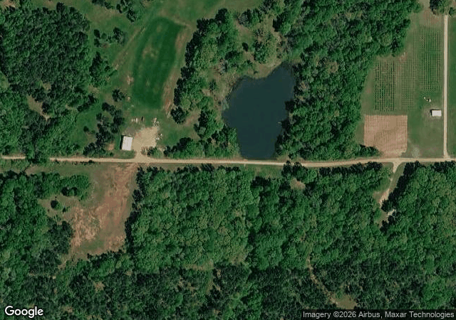 Aerial view of Carnes Farms (The Dogwood Company) in Pontotoc, MS