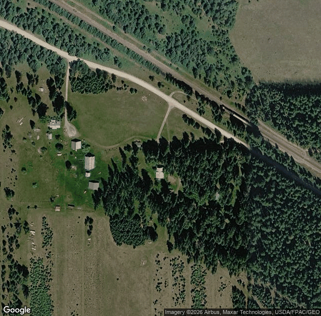 Aerial view of Cedar Farms in Heron, MT