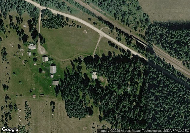 Aerial view of Cedar Farms in Heron, MT