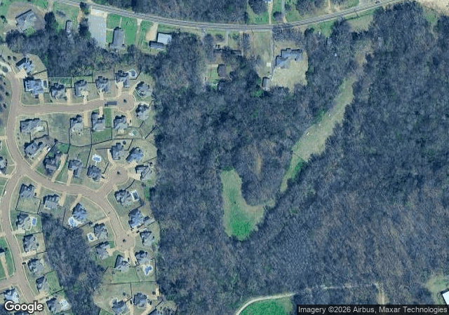 Aerial view of Cedar Hill Farm in Hernando, MS