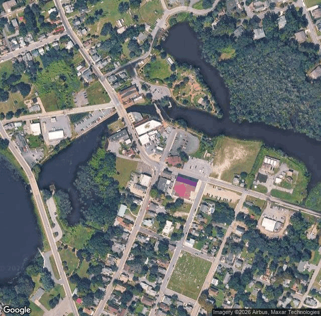 Aerial view of Coastal Christmas Trees in Milton, DE