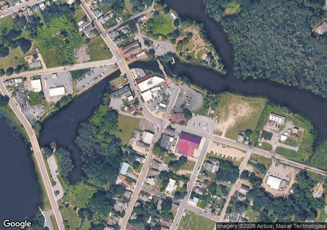 Aerial view of Coastal Christmas Trees in Milton, DE