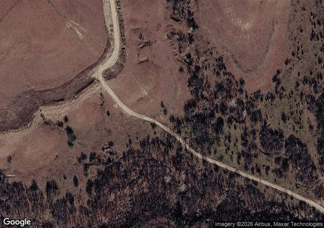 Aerial view of Converse Tree Farm in Harveyville, KS