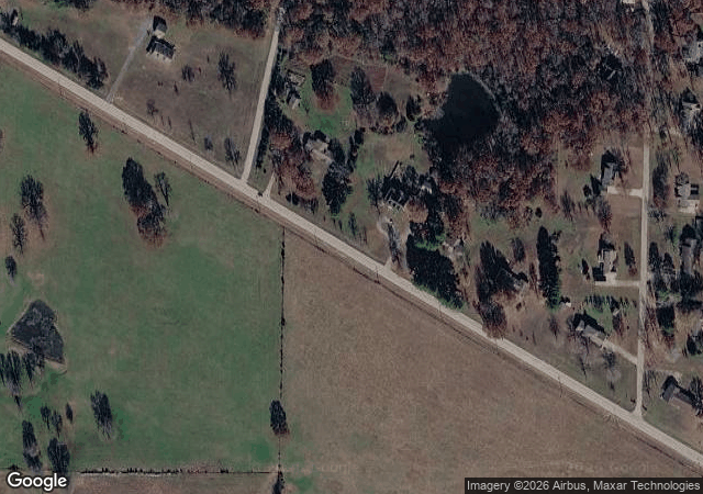 Aerial view of Cornerstone Christmas Tree Farm in Pocahontas, AR