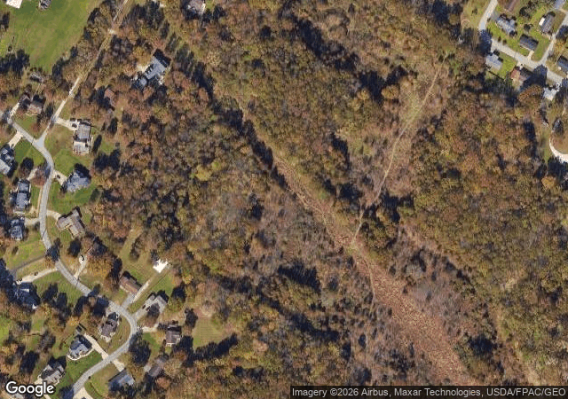 Aerial view of Country Roads Christmas Tree Farm in Mineral Wells, WV