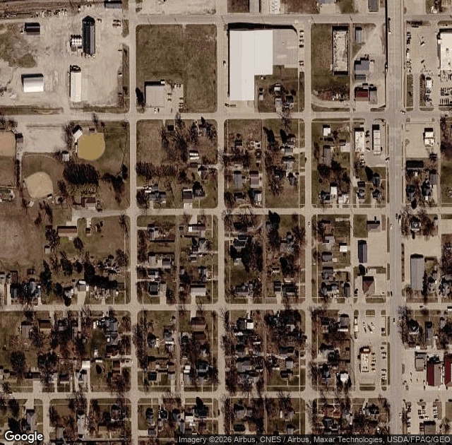 Aerial view of Deal's Orchard in Jefferson, IA