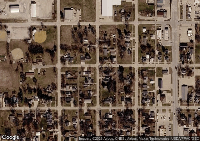 Aerial view of Deal's Orchard in Jefferson, IA