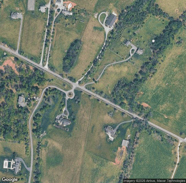 Aerial view of Donner Farms Virginia in Purcellville, VA