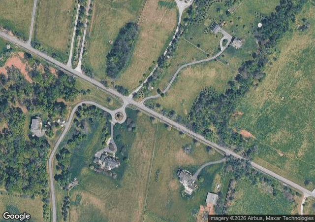 Aerial view of Donner Farms Virginia in Purcellville, VA