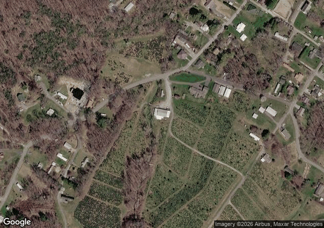 Aerial view of Elk River Evergreens in Elk Park, NC