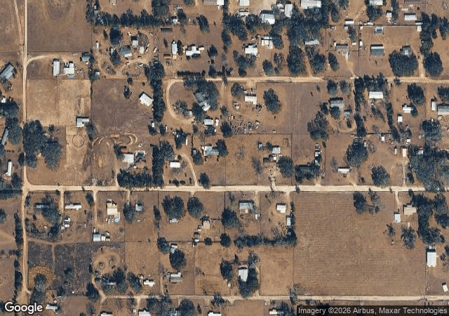 Aerial view of Ergle Christmas Tree Farm in Dade City, FL