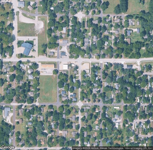 Aerial view of Evening Star Pines in Eudora, KS