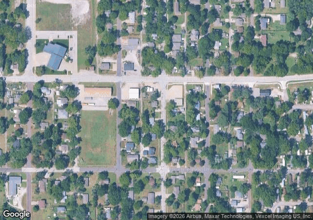Aerial view of Evening Star Pines in Eudora, KS