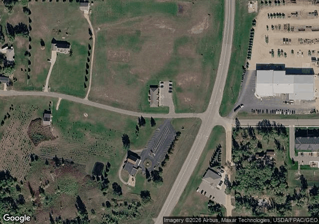 Aerial view of Evergreen Park: A Christmas Tree Co. in Glenwood, MN