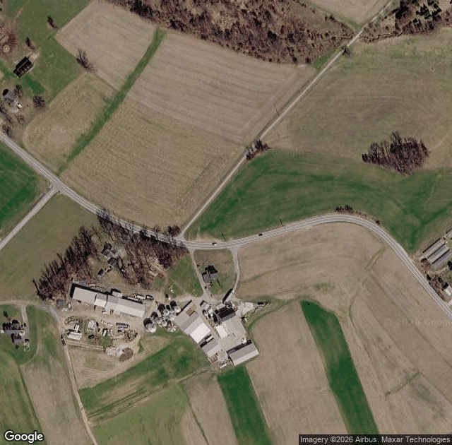 Aerial view of Fair Chance Farm in Upperco, MD
