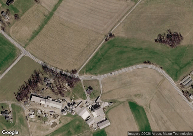 Aerial view of Fair Chance Farm in Upperco, MD
