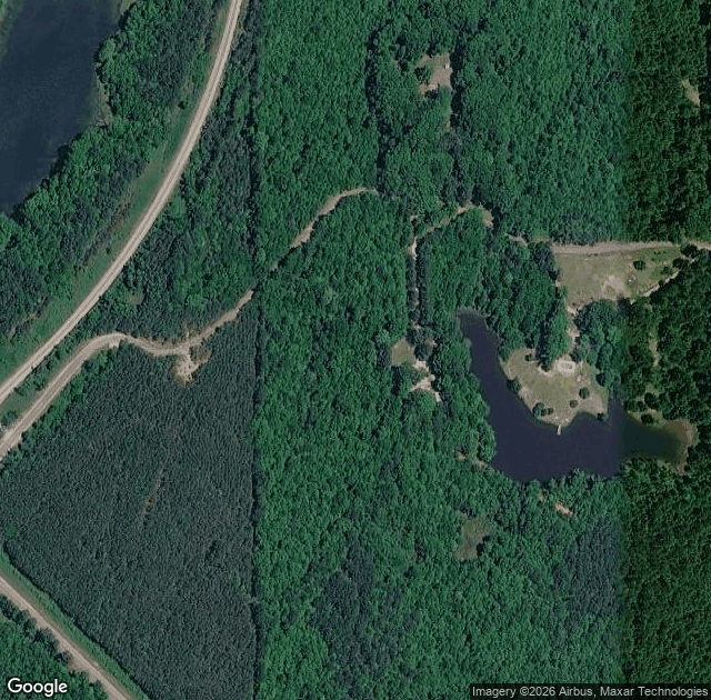 Aerial view of Foggy Bottom Farms in Blue Springs, MS