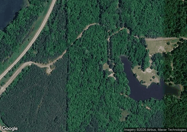 Aerial view of Foggy Bottom Farms in Blue Springs, MS
