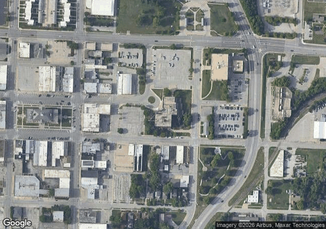 Aerial view of Fort Osage Christmas Trees & Weddings in Independence, MO