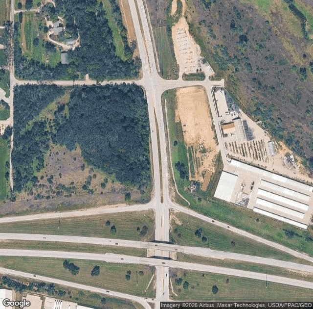 Aerial view of Frosty's Pines in Omaha, NE