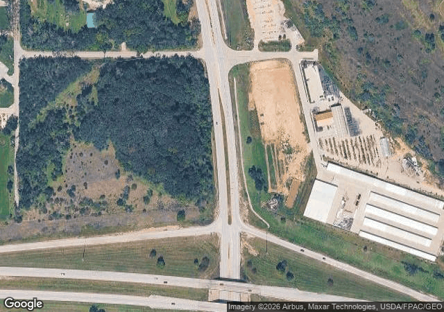 Aerial view of Frosty's Pines in Omaha, NE