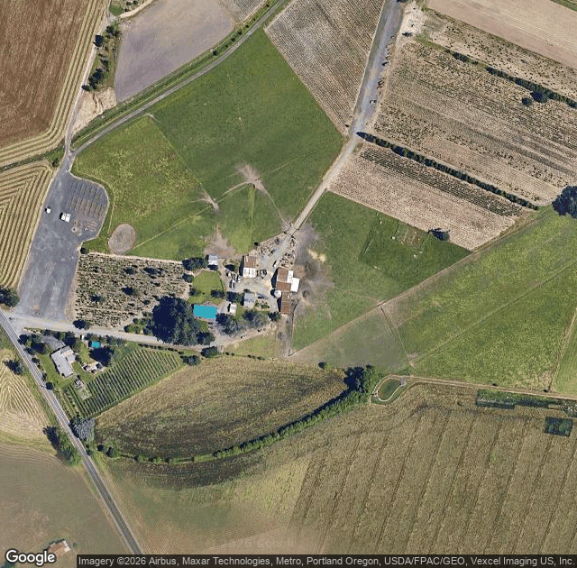 Aerial view of Furrow Farm in Hillsboro, OR