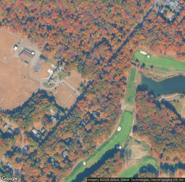 Aerial view of Giamarese Farm & Orchards in East Brunswick, NJ