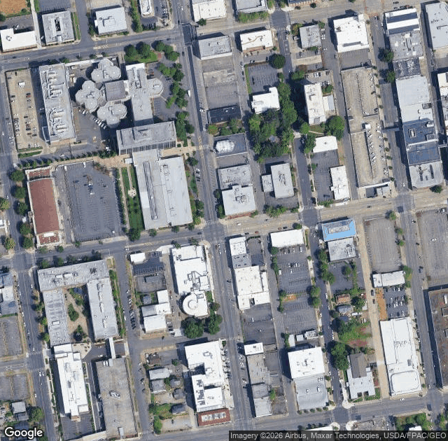 Aerial view of Glenwood Christmas Tree Farm in Tacoma, WA