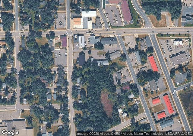 Aerial view of Goldenman Christmas Trees in Zimmerman, MN