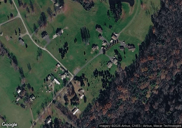 Aerial view of Gray's Park Place Trees in Mount Lookout, WV