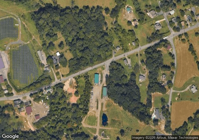 Aerial view of Gunpowder Tree Farm in Kingsville, MD