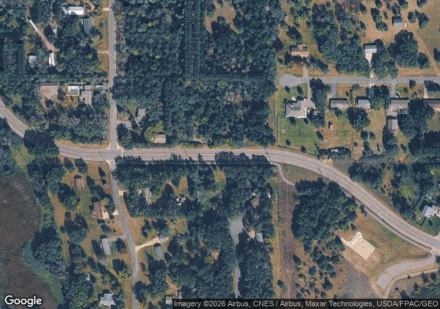 Aerial view of Hansen Tree Farm in Ramsey, MN