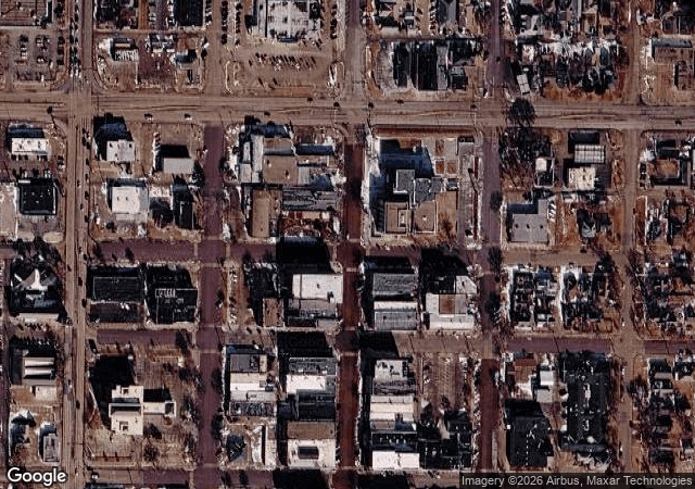 Aerial view of Hardin's Tree Farm in Kearney, NE