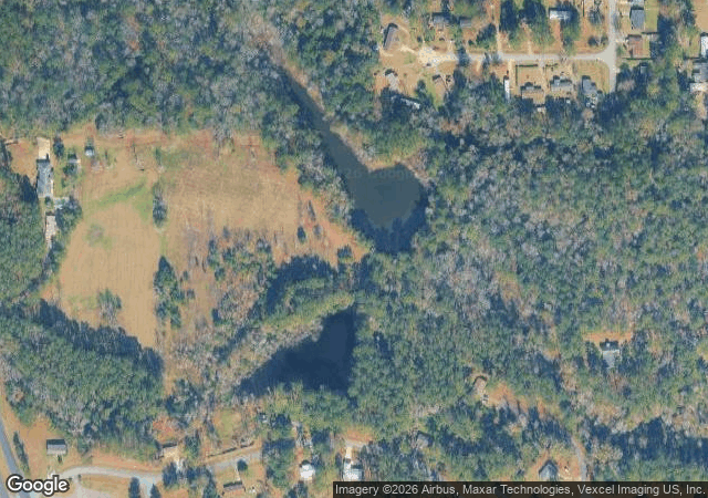Aerial view of Havana Christmas Tree Farm (Turner's) in Havana, FL