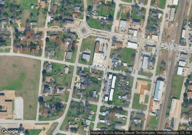 Aerial view of Haynie's Green Acres Farm in Crowley, TX