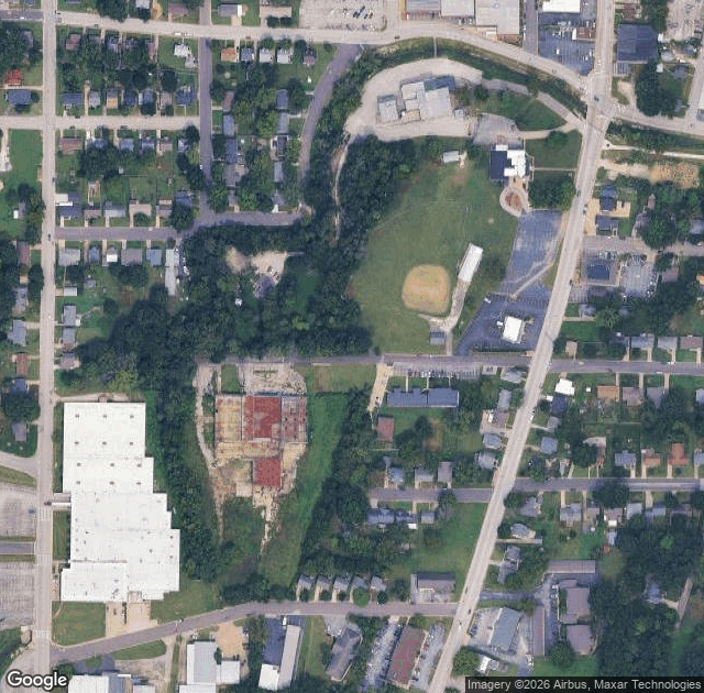 Aerial view of Heritage Valley Tree Farm LLC in Washington, MO