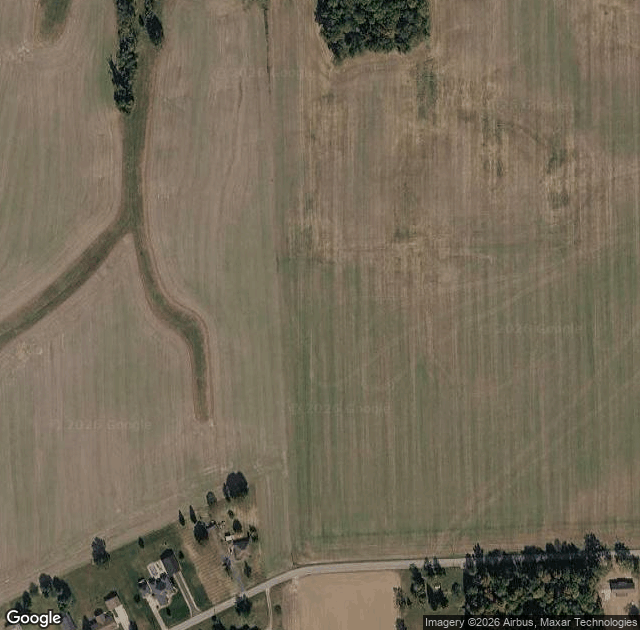 Aerial view of Hilltop Tree Farm in Philpot, KY