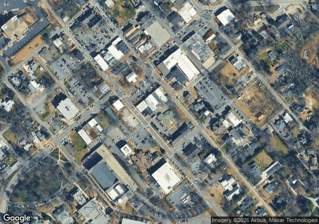 Aerial view of Holly Hill Tree Farm in Dahlonega, GA