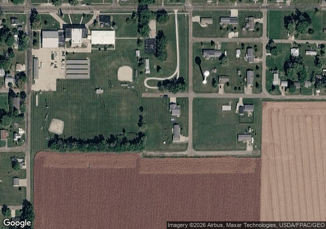Aerial view of Honey Creek Timbers in Morning Sun, IA